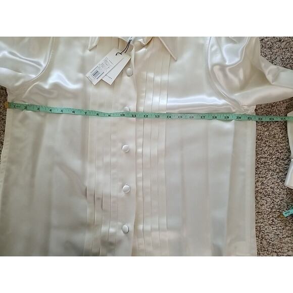 Marc Jacob Collection Vintage Runway Ivory Blouse Top Shirt Sz 8~ 2.13.2019 NWT - Picture 15 of 16